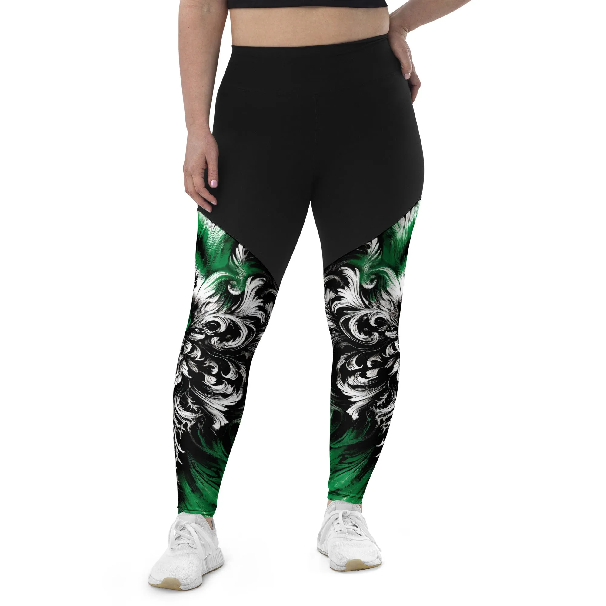 Sports Leggings Verdant Veil