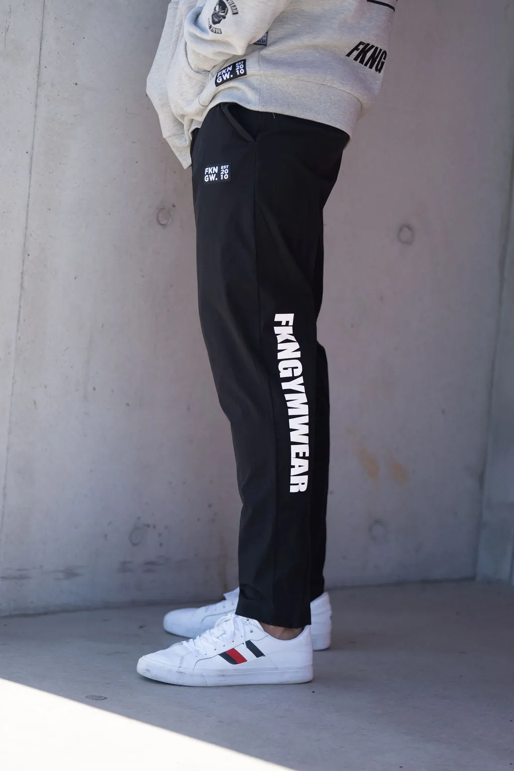 Steel HEIST | Dry Fit Lightweight Gym Track Pants | Black