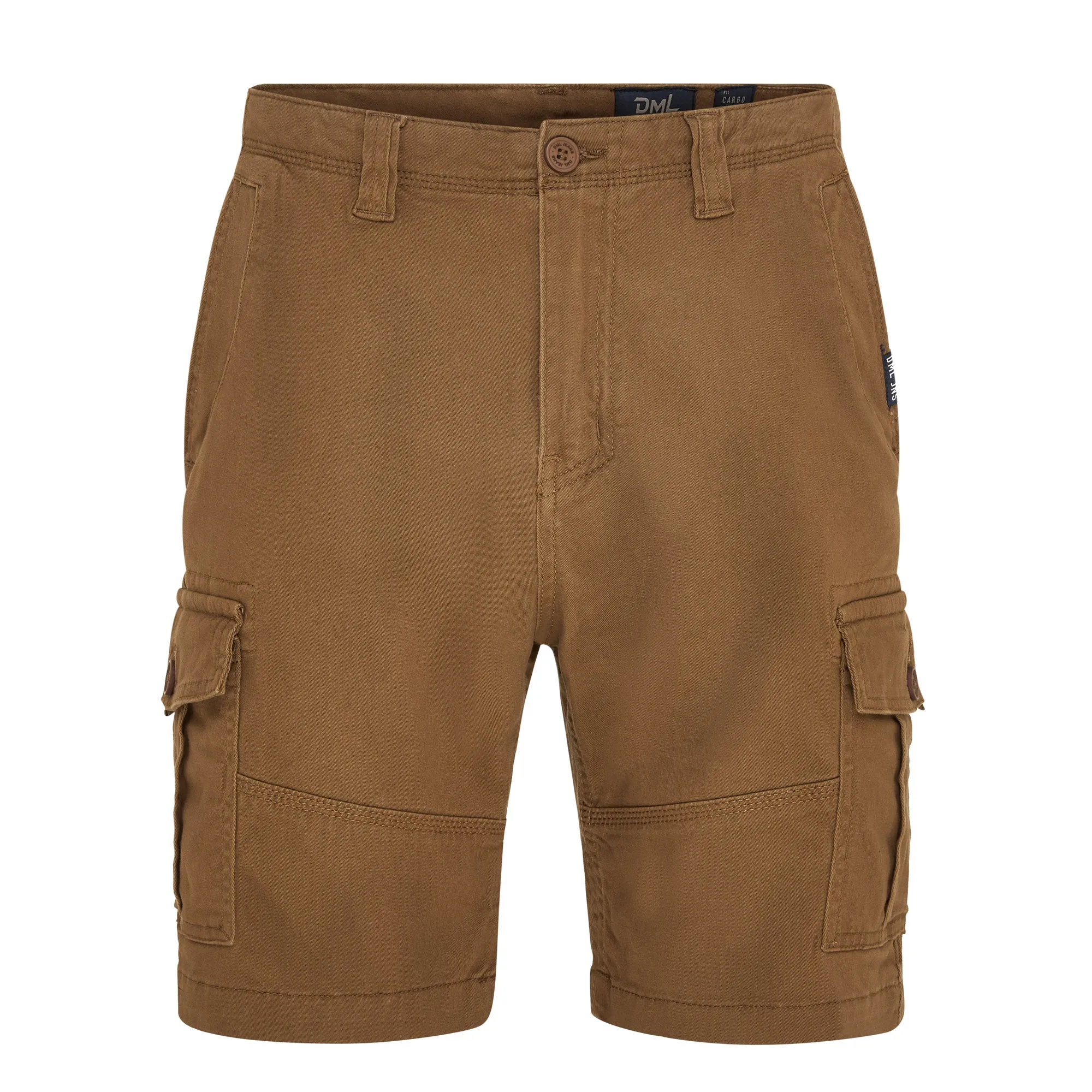 Taurus twill comfort stretch cargo short in Camel