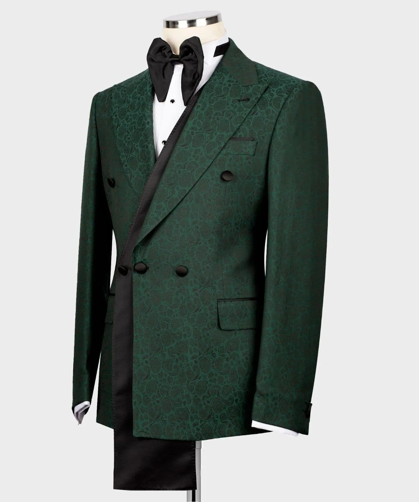 Three Dimensions Green Tuxedo