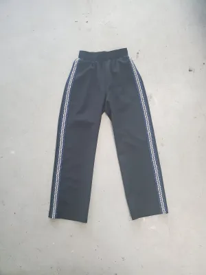 Track Pants - Black with corded stripes