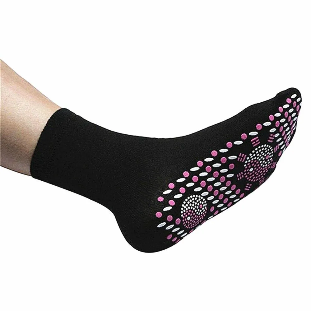 Unisex Winter Tourmaline Magnetic Therapy Warm Self Heating Socks