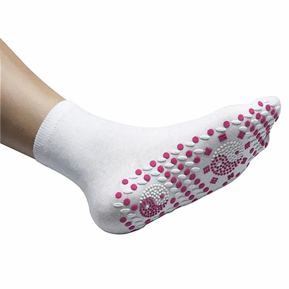 Unisex Winter Tourmaline Magnetic Therapy Warm Self Heating Socks