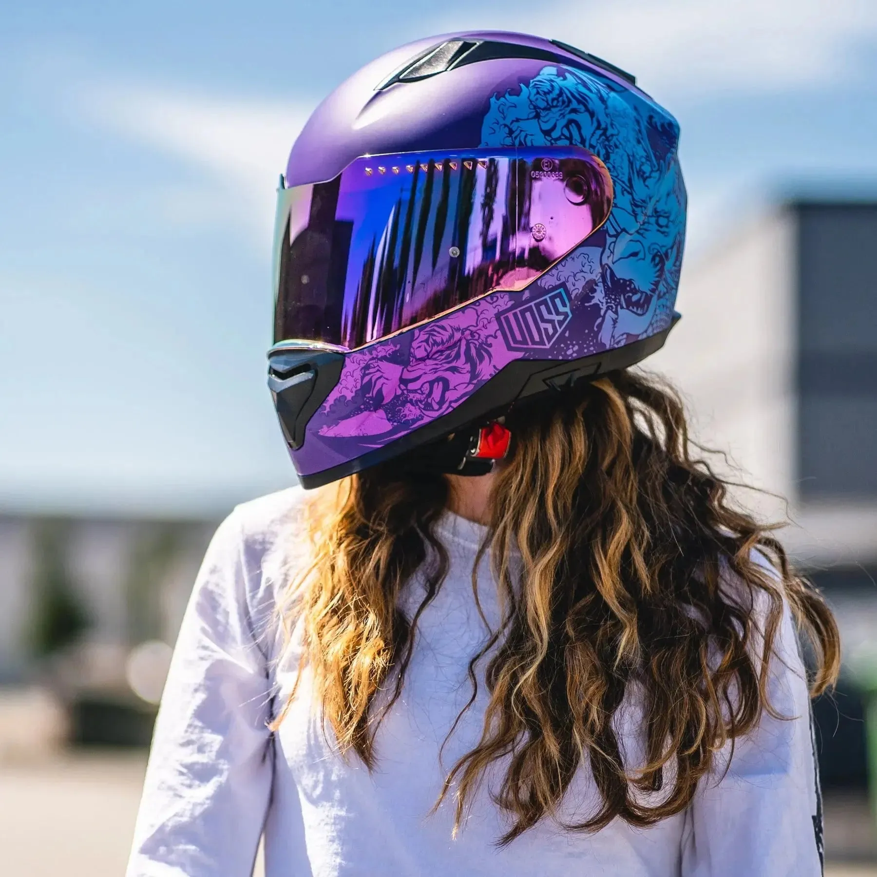 Voss 989 Moto-V Rei Helmet