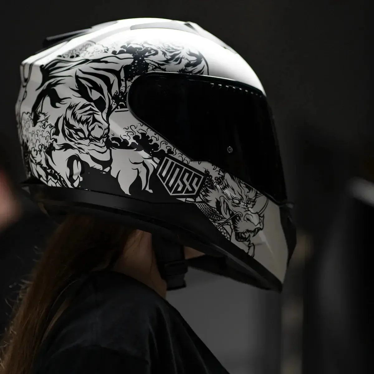 Voss 989 Moto-V Rei Helmet