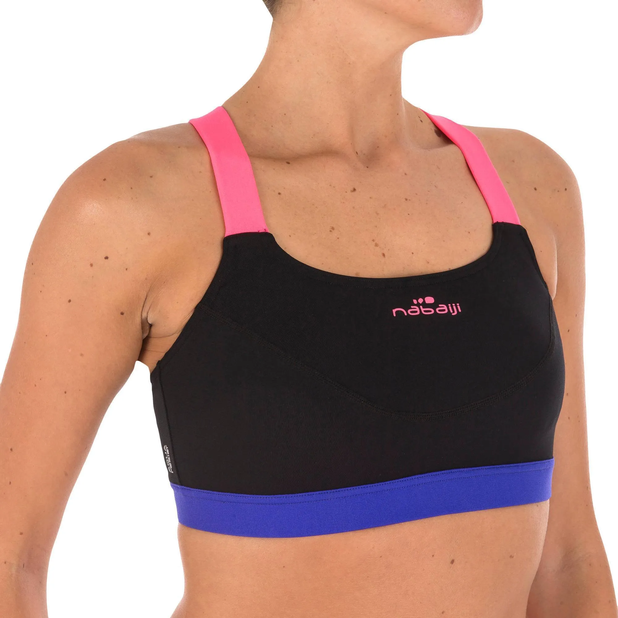 Women's Aquabiking Chlorine-Resistant Crop Top Anna